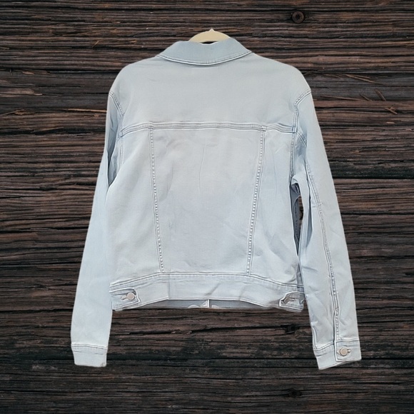 Just USA Slant Pocket Denim Jean Jacket Stitch Fix NWT Size XL - Picture 2 of 7